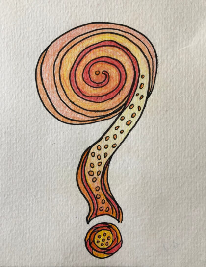 Question Mark in Color